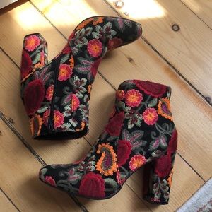 Mia Shoes Shoes - MIA embroidered booties Mia Shoes Shoes - MIA embroidered booties